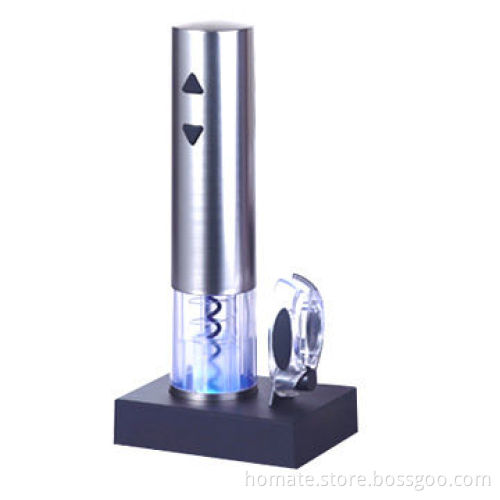 Electrical rechargeable corkscrew, used to open bottle wine automatically